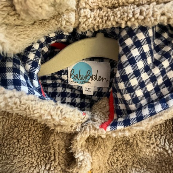 Boden teddy sweater jacket size 3-4 - Picture 3 of 3